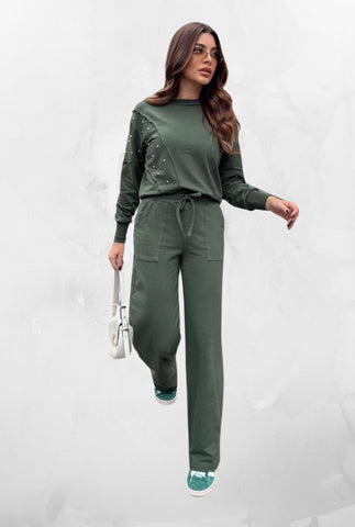 Conjunto Moletinho Sue Verde