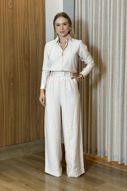 Camisa Helena Nude