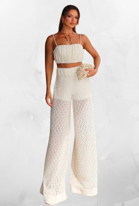 Conjunto Cropped e Calça Essence