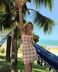 Vestido Lena Laranja