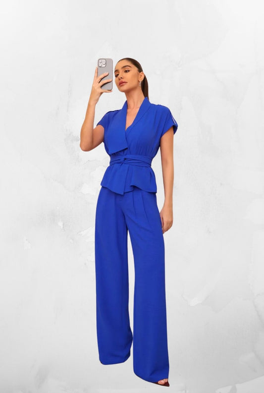 Conjunto Mabelle Azul Royal