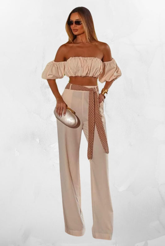 Conjunto Calça e Top Camili