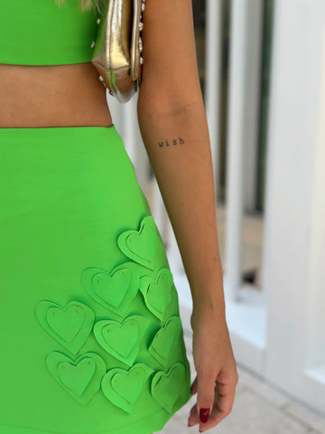 Conjunto Saia e Cropped Miami
