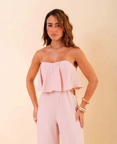 Macacão Serena Rosa