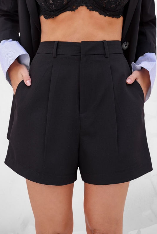 Shorts Alfaiataria Modelli Preto