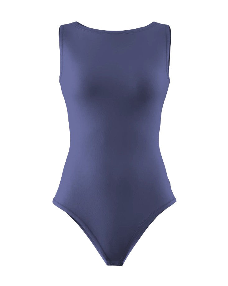 Body Angie Decote Canoa Azul Marinho