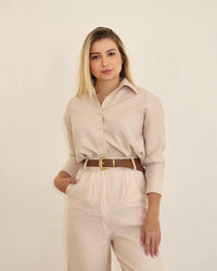 Camisa Helena Nude