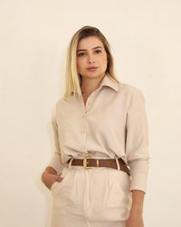 Camisa Helena Nude