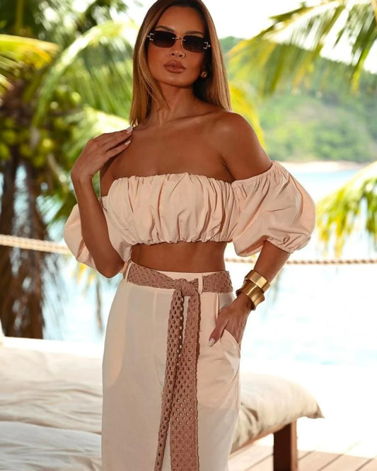 Conjunto Calça e Top Camili