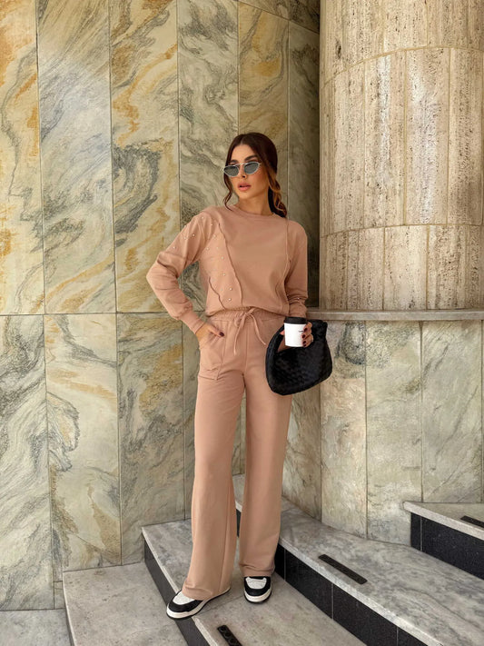 Conjunto Moletinho Sue Amêndoa