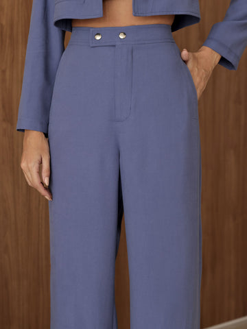 Conjunto Alfaiataria Milena Azul