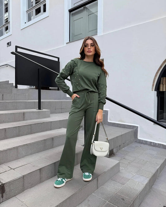 Conjunto Moletinho Sue Verde