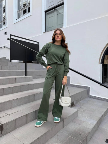 Conjunto Moletinho Sue Verde