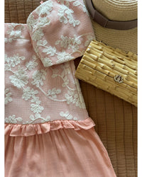 Conjunto Saia e Top Analu Salmão