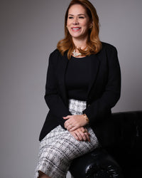 Saia Midi Tweed Soul - Off White