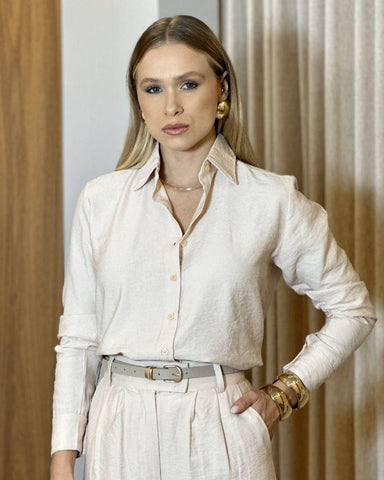 Camisa Helena Nude