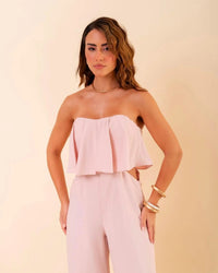 Macacão Serena Rosa