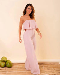 Macacão Serena Rosa