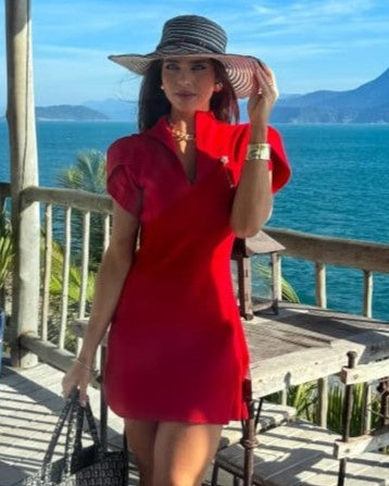 Vestido Tricot Princesa Vermelho