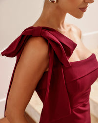 Vestido Midi Isadora Vinho