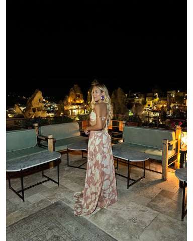 Vestido Longo Rosa Champagne