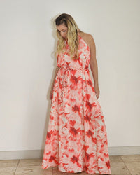 Vestido Longo Dalia Vermelho