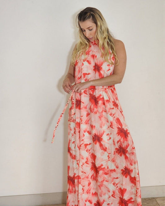 Vestido Longo Dalia Vermelho