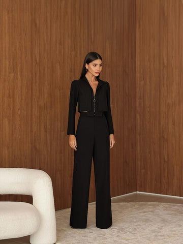 Conjunto Alfaiataria Milena Preto