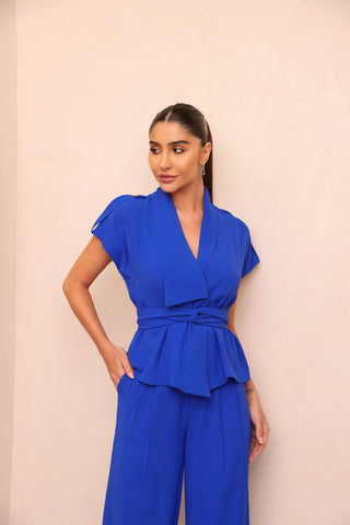 Conjunto Mabelle Azul Royal