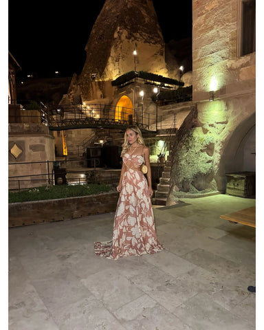 Vestido Longo Rosa Champagne