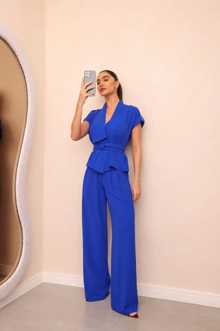 Conjunto Mabelle Azul Royal