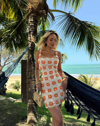 Vestido Lena Laranja